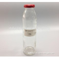 400ml transparent beverage glass bottle and mineral water glass bottle with screw cap
